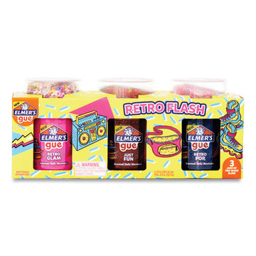 Elmer's® Gue Premade, Retro Flash Slime Kit, 24 Oz, Assorted Colors freeshipping - TVN Wholesale